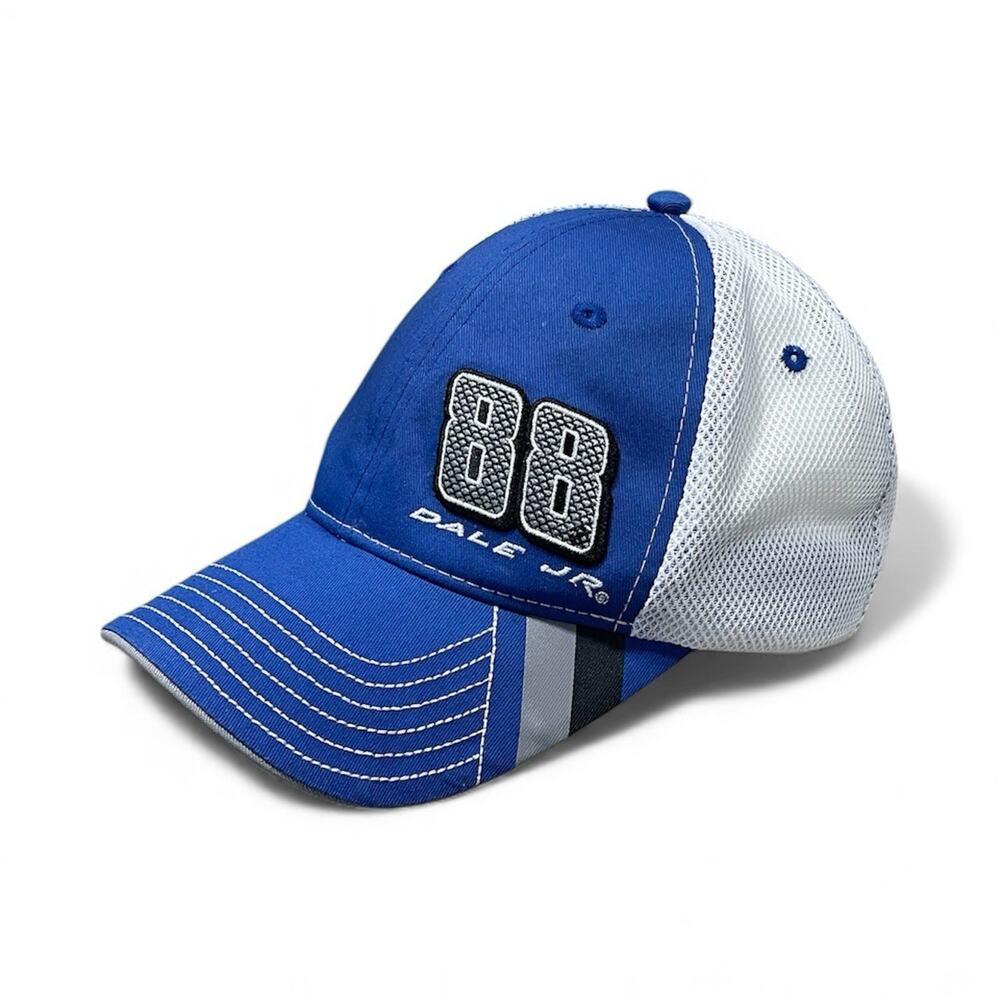 Valvoline Dale Earnhardt Jr #88 Blue/ White Mesh Hat Adjustable NASCAR Racing